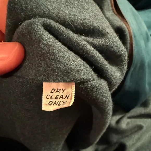 London Fog Blue Trench Coat size 6 Petite - Picture 11 of 12